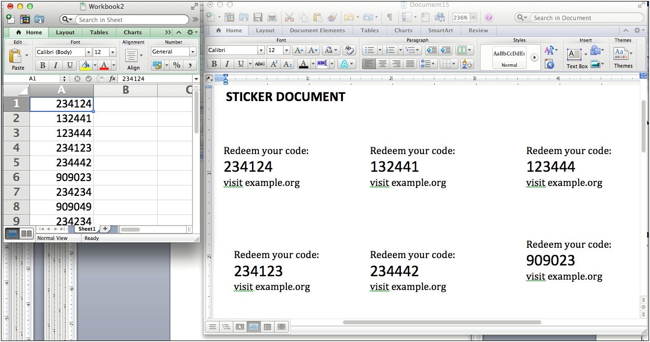 Import Data From Excel Into Word Template