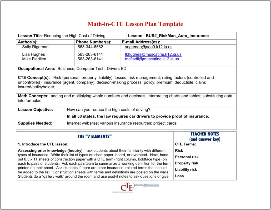 Independent Insurance Agency Business Plan Template