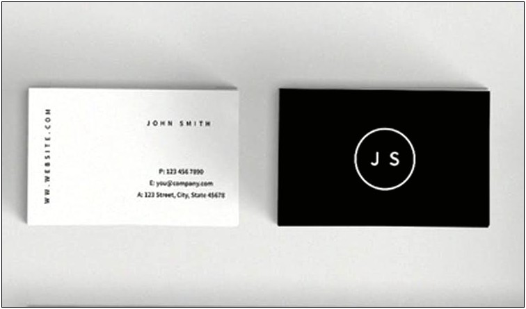 Indesign Double Sided Business Card Template Letter Paper