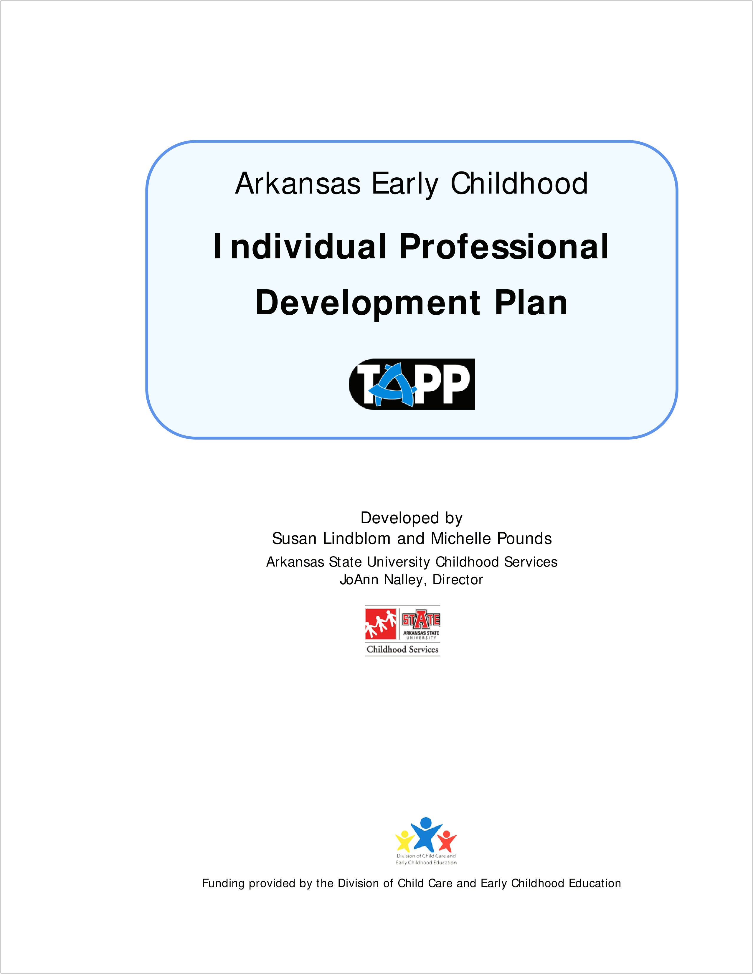 Individual Professional Development Plan For Teachers Template