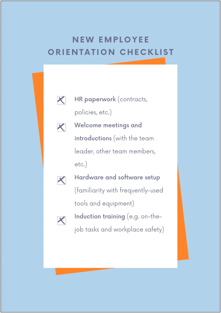 Induction Plan For New Employees Template