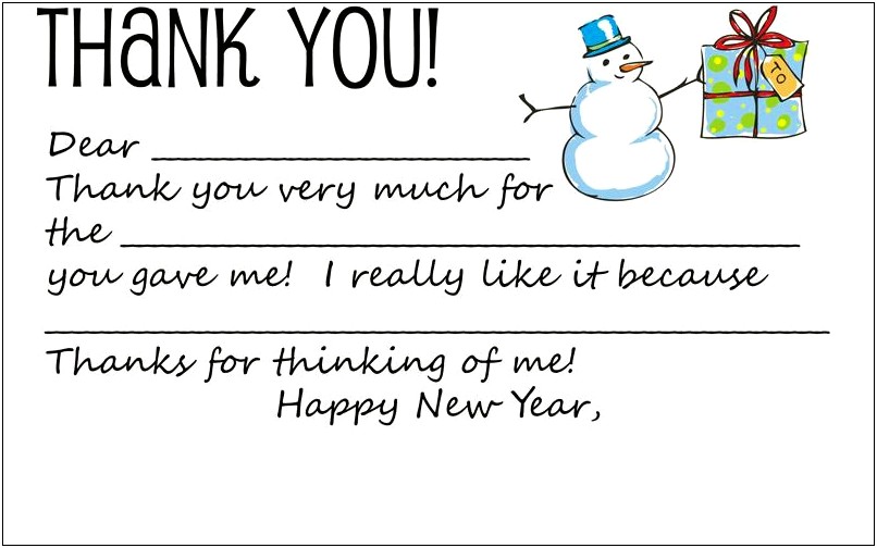 Informal Thank You Letter Template From Student