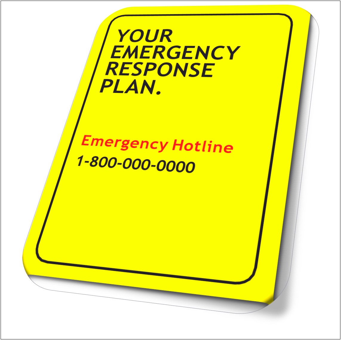 Information Technology Emergency Response Plan Template