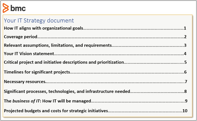 Information Technology Project Implementation Plan Template