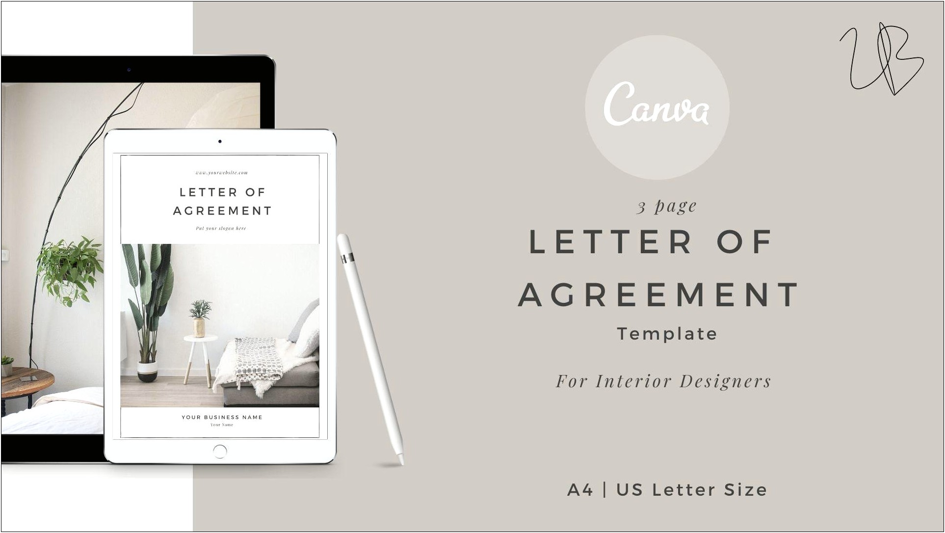 Interior Design Letter Of Agreement Template