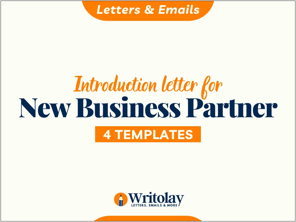 Introductory Letter For New Business Template