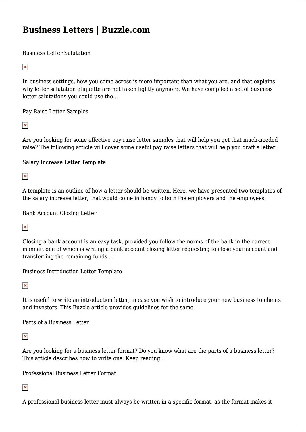 Introductory Letter Template For New Business