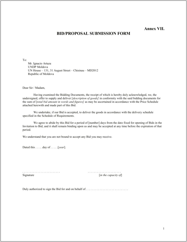 Invitation Letter Of Duly Authorized Unit Template