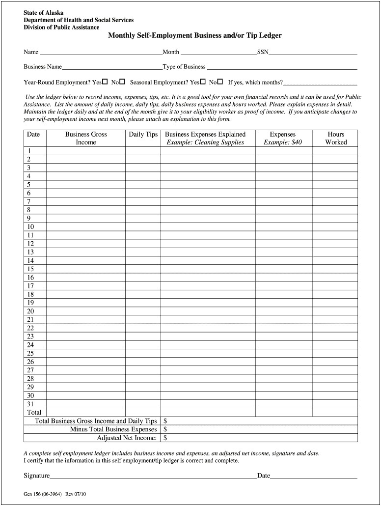 Irs Letter Template For Self Employment