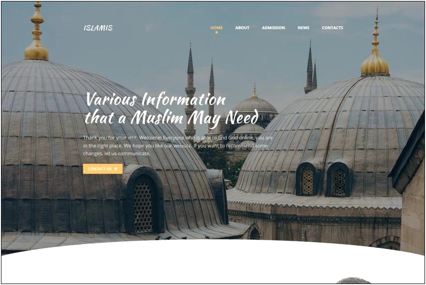 Islamic Html Web Templates Free Download