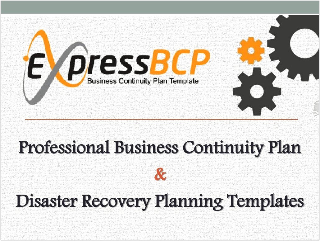 Iso 27001 Disaster Recovery Plan Template