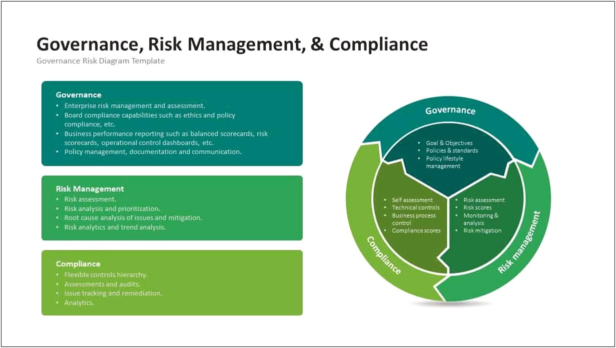 It Governance And Risk Control Plan Template