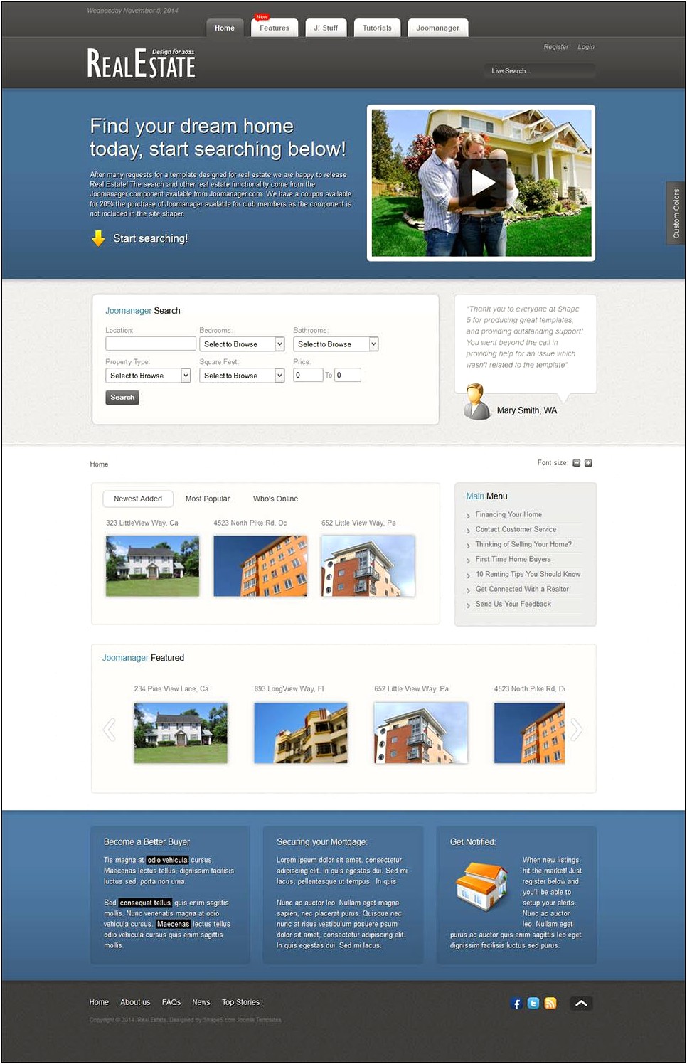 It Property Joomla Template Free Download