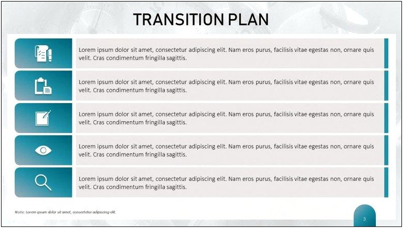 Itil Transition Planning And Support Template