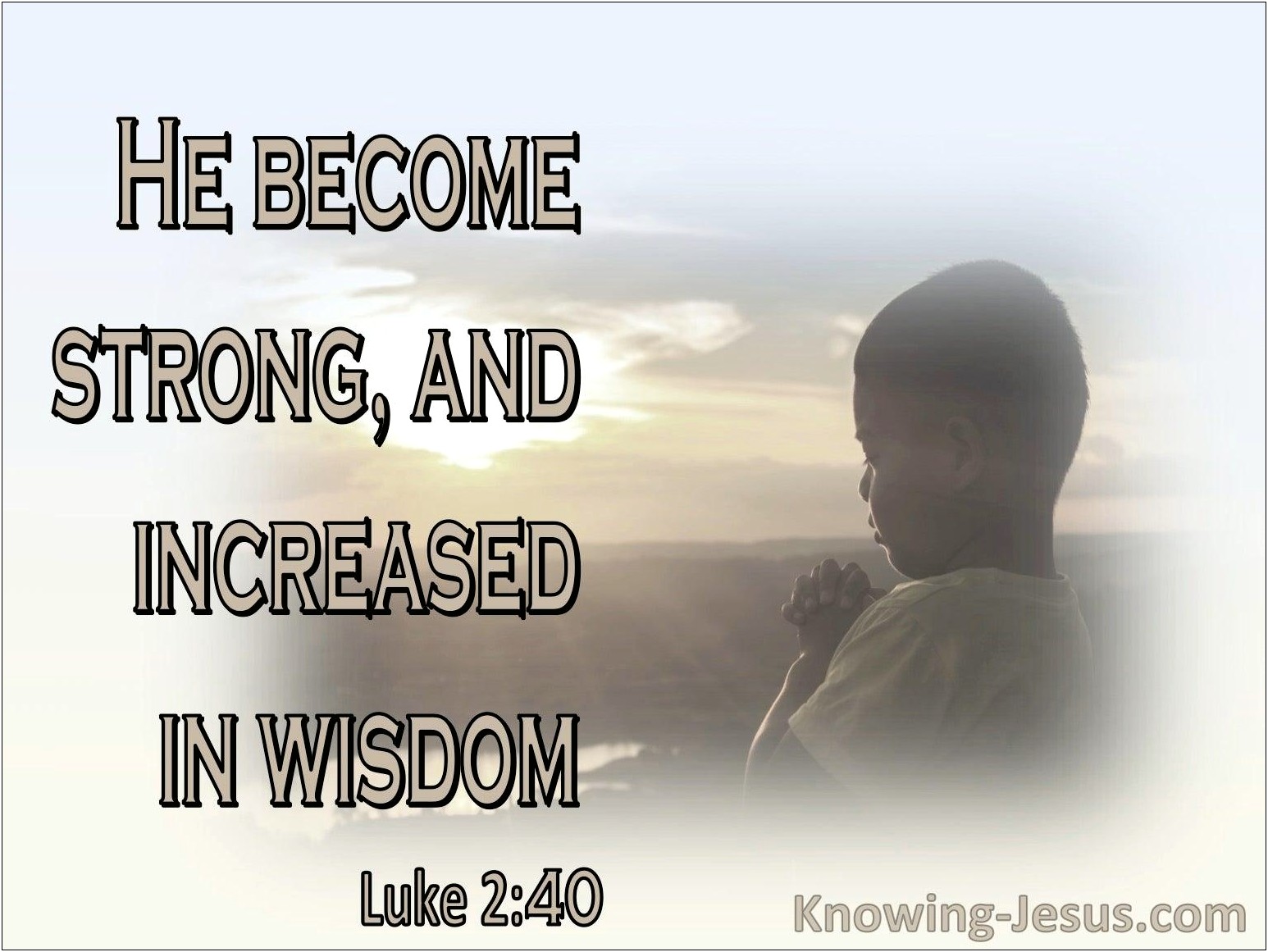 Jesus Words Of Wisdom Powerpoint Template