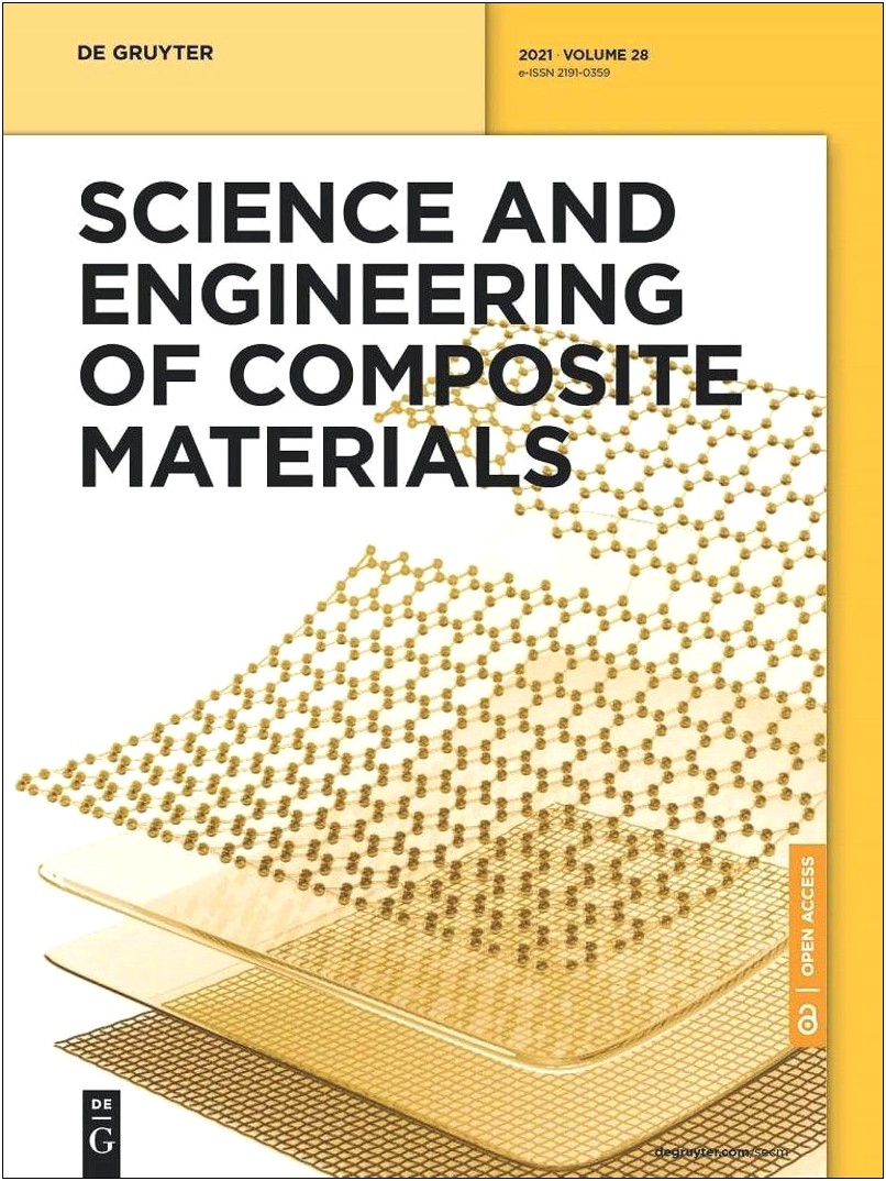 Journal Of Materials Science Word Template