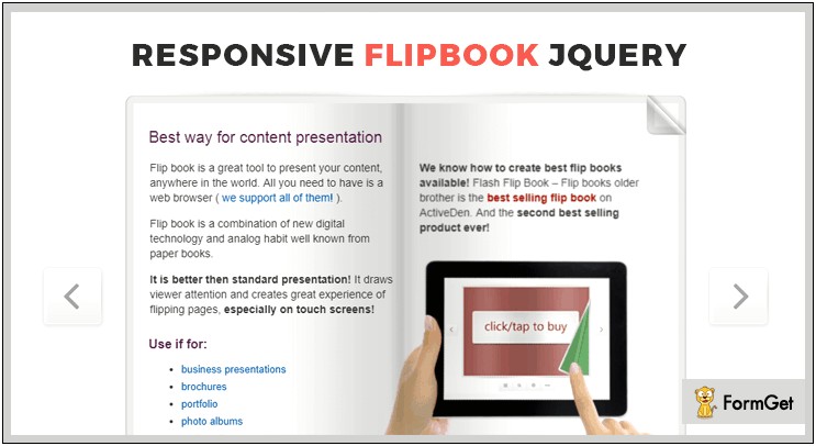 Jquery Flip Book Template Free Download