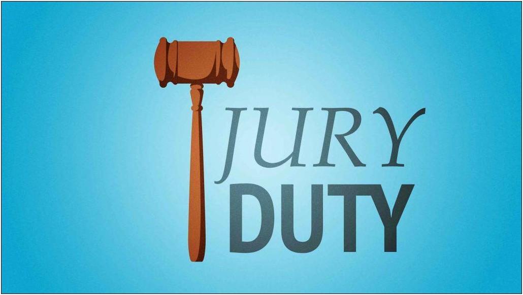 Jury Duty Letter From Employer Australia Template