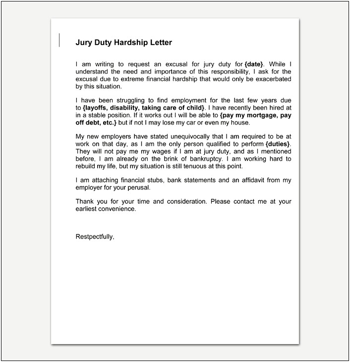 Jury Duty Letter Template No Speak English