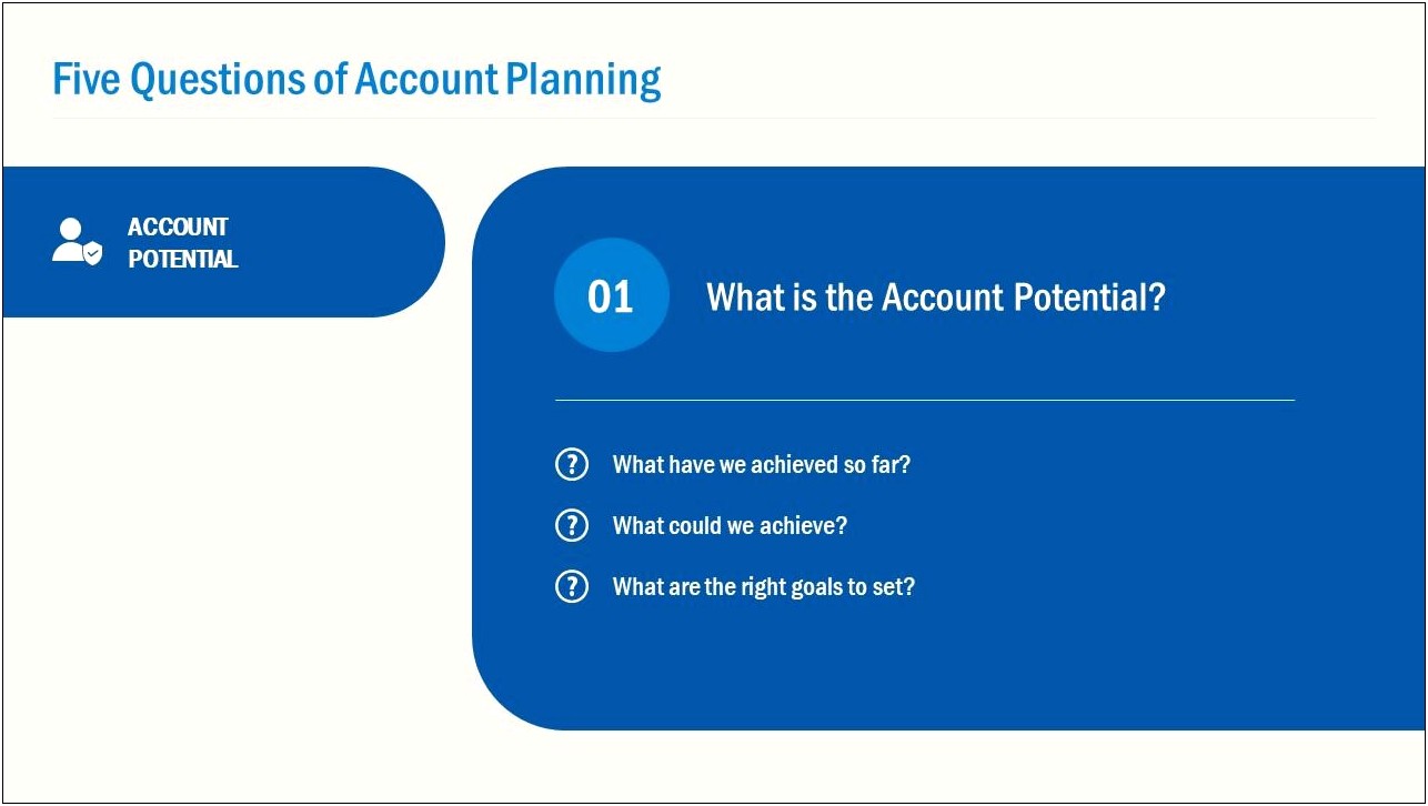 Key Account Management Action Plan Template