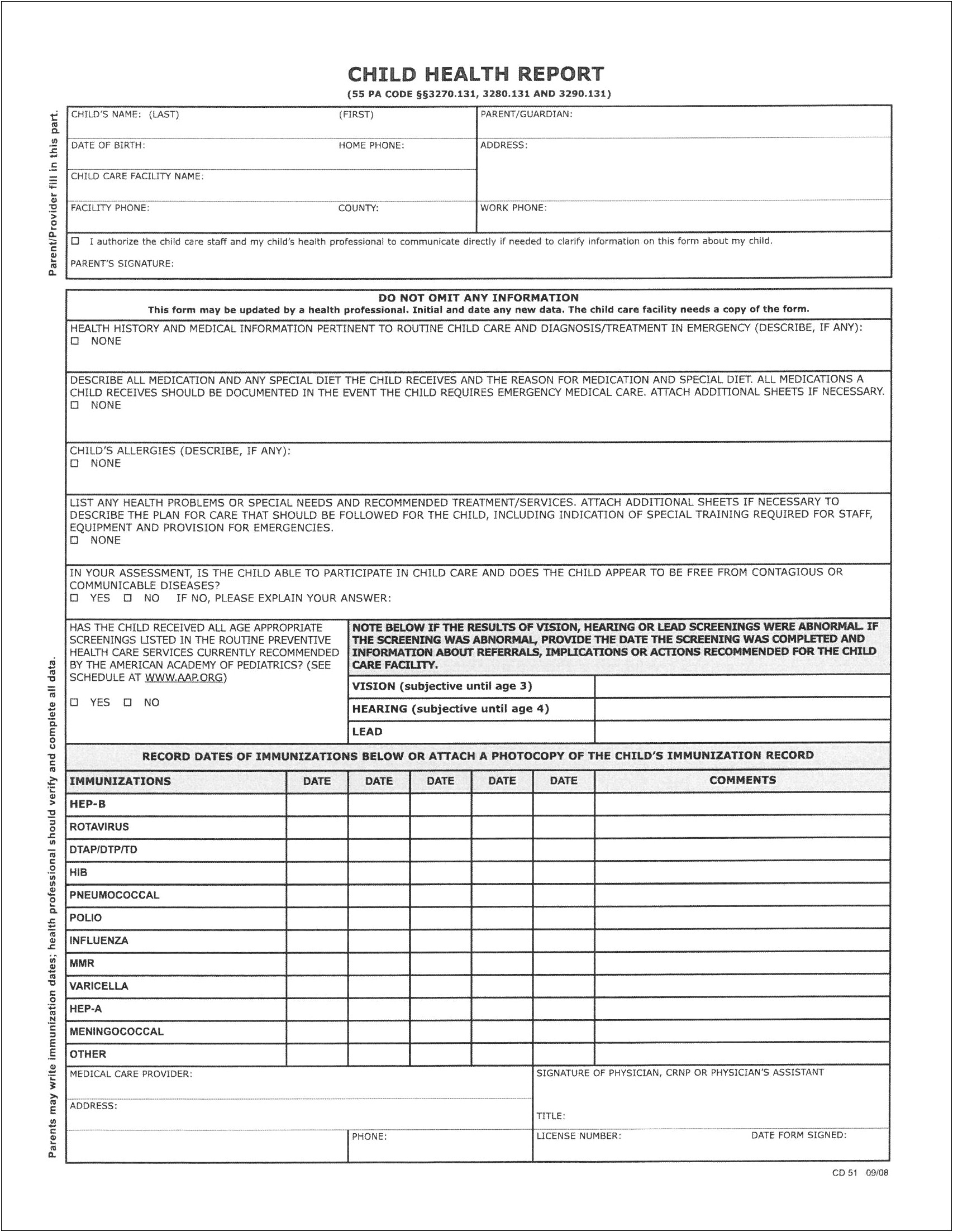 Keystone Stars School Age Lesson Plan Template