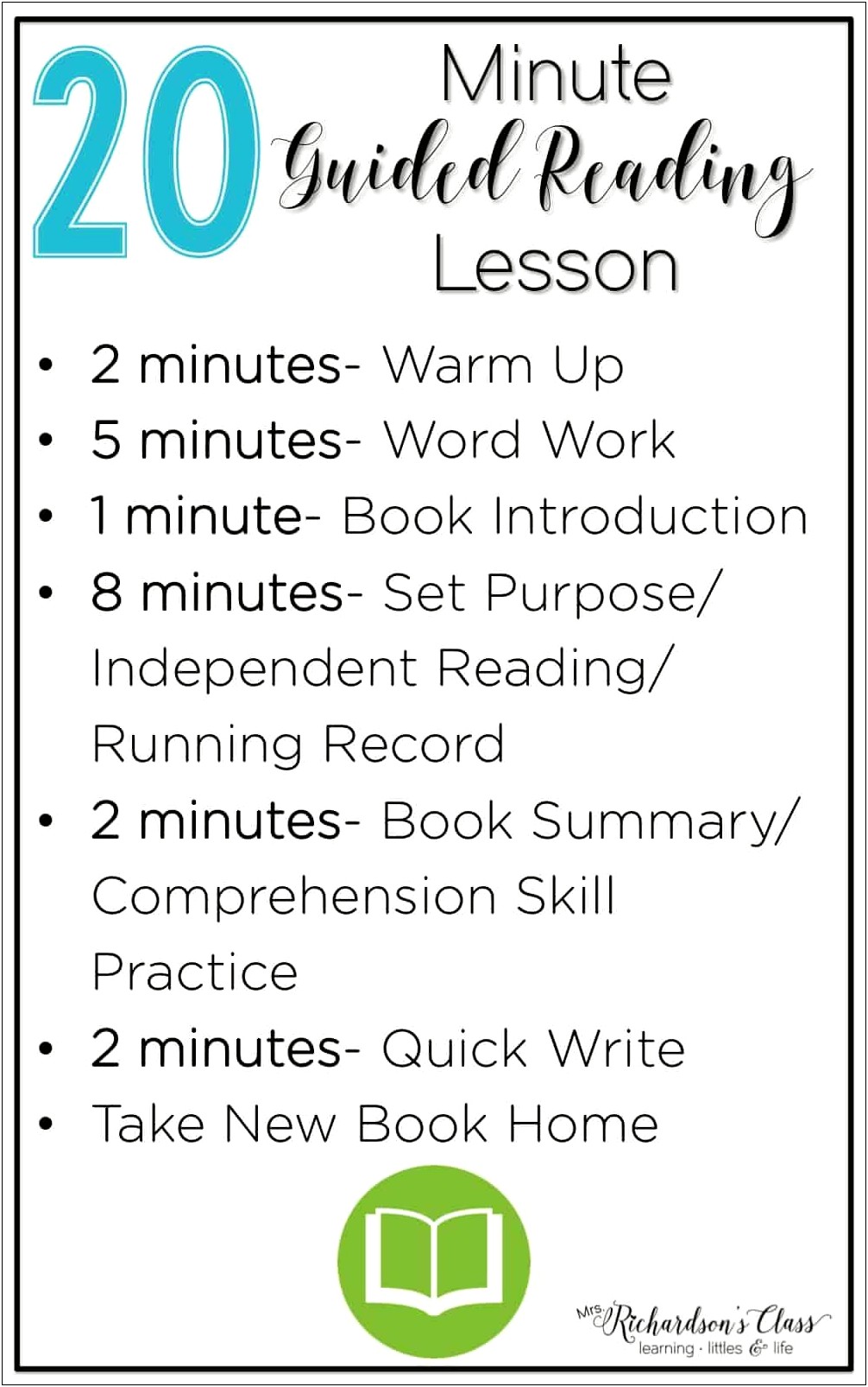 Kindergarten Guided Reading Lesson Plan Template