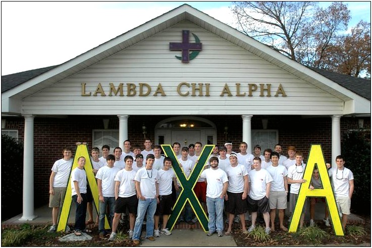 Lambda Chi Alphaacademic Excellence Plan Template