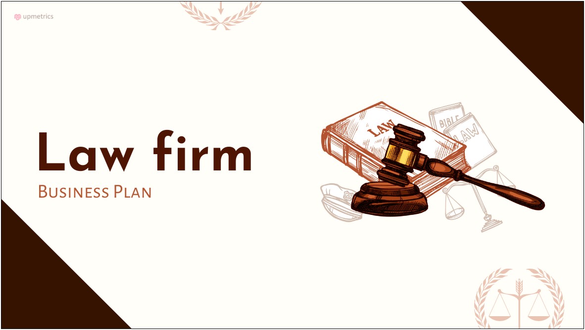 Law Firm Sample Business Plan Templates