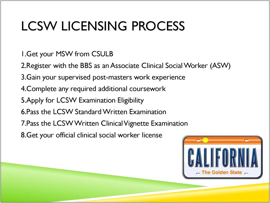 Lcsw Reference Letter Template For Licensure