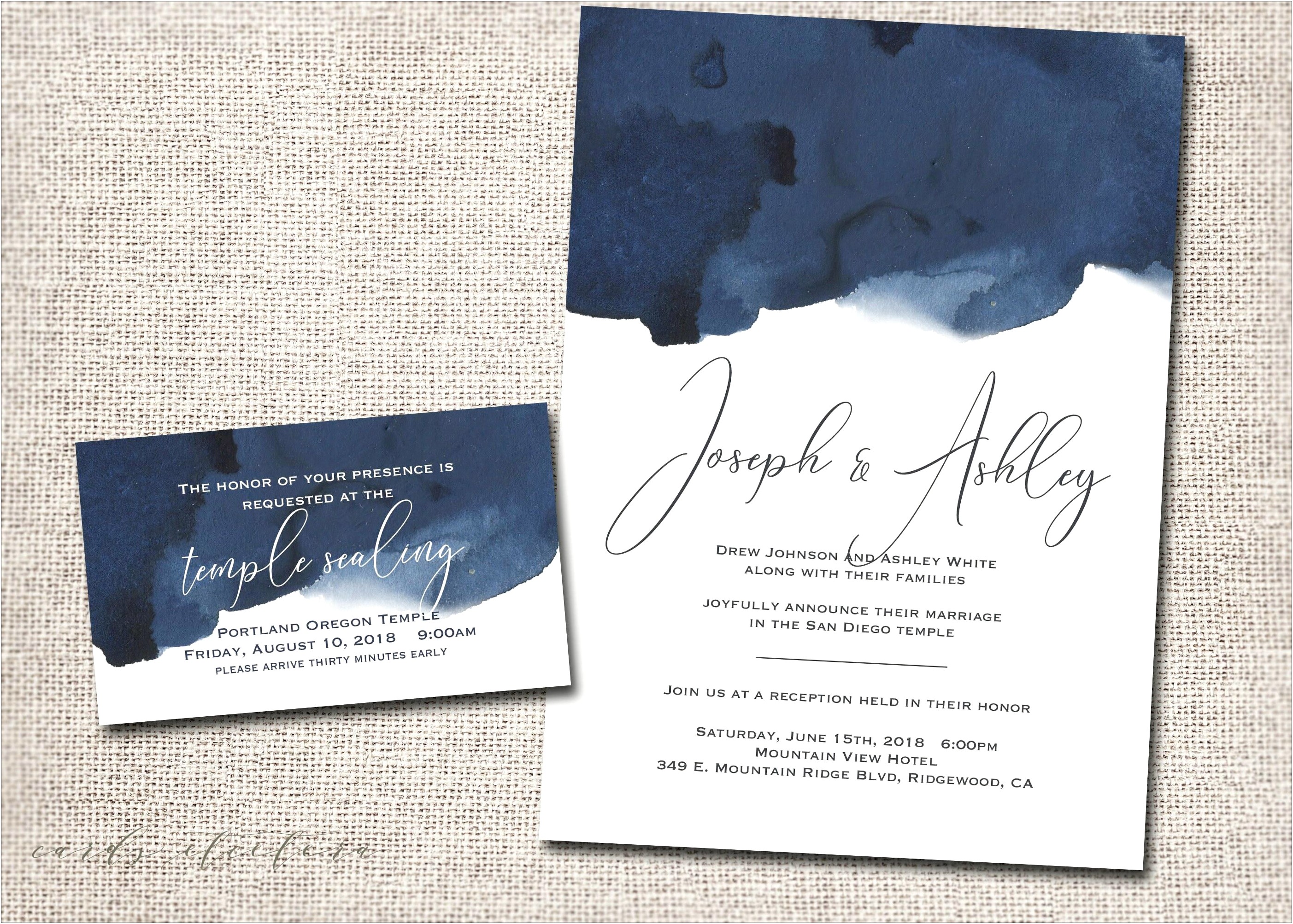 Lds Wedding Invitation Wording Together With Their Families