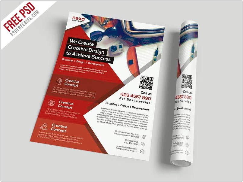 Leaflet Design Templates Free Download Psd