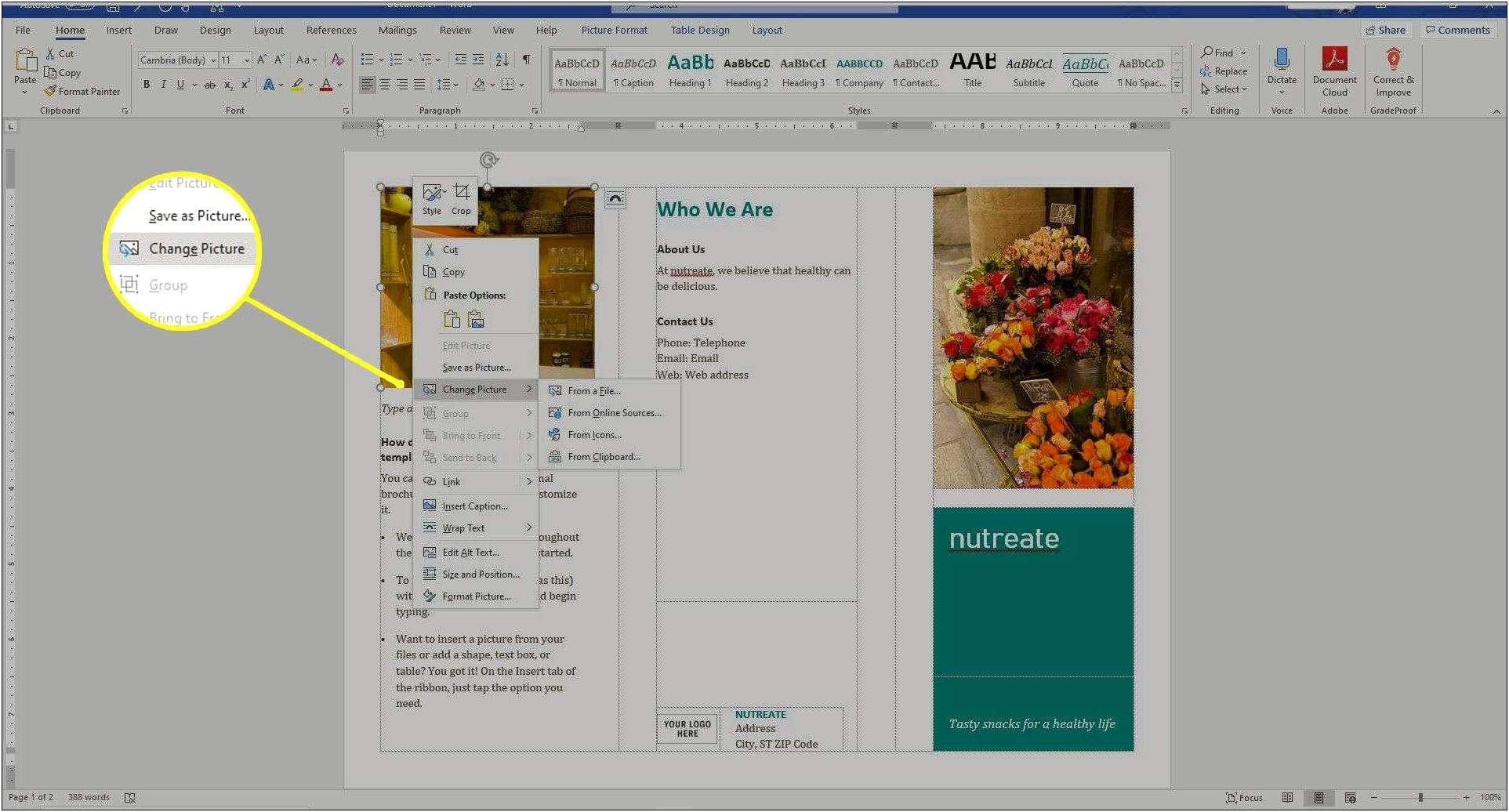 Leaflet Templates For Microsoft Word 2007
