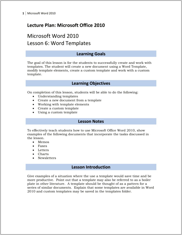 Learn Multi Use From Template In Word
