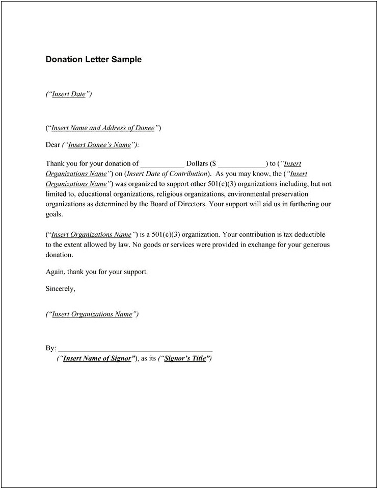 Legal Gift Exchange Settlement Letter Template