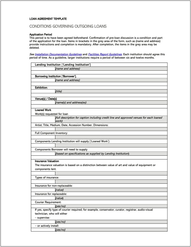 Lending Translation Equipment Policy Wording Template