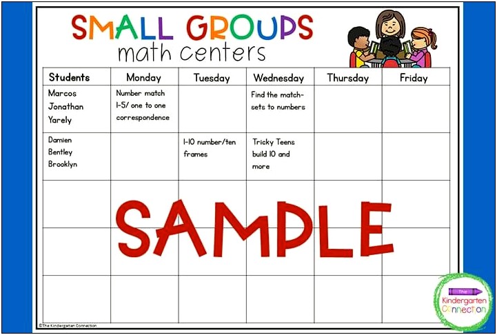 Lesson Plan Template For Literacy Stations