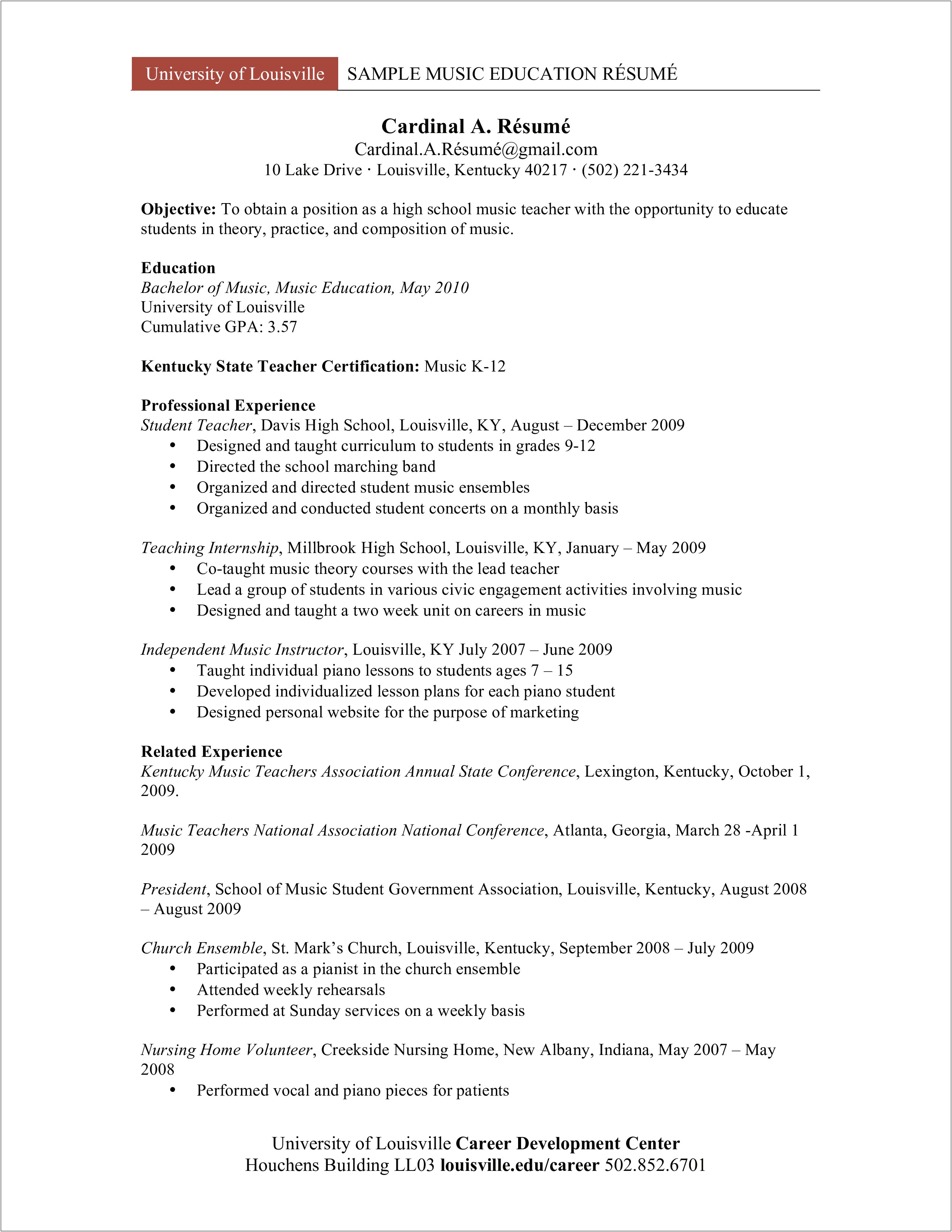 Lesson Plan Template High School Music