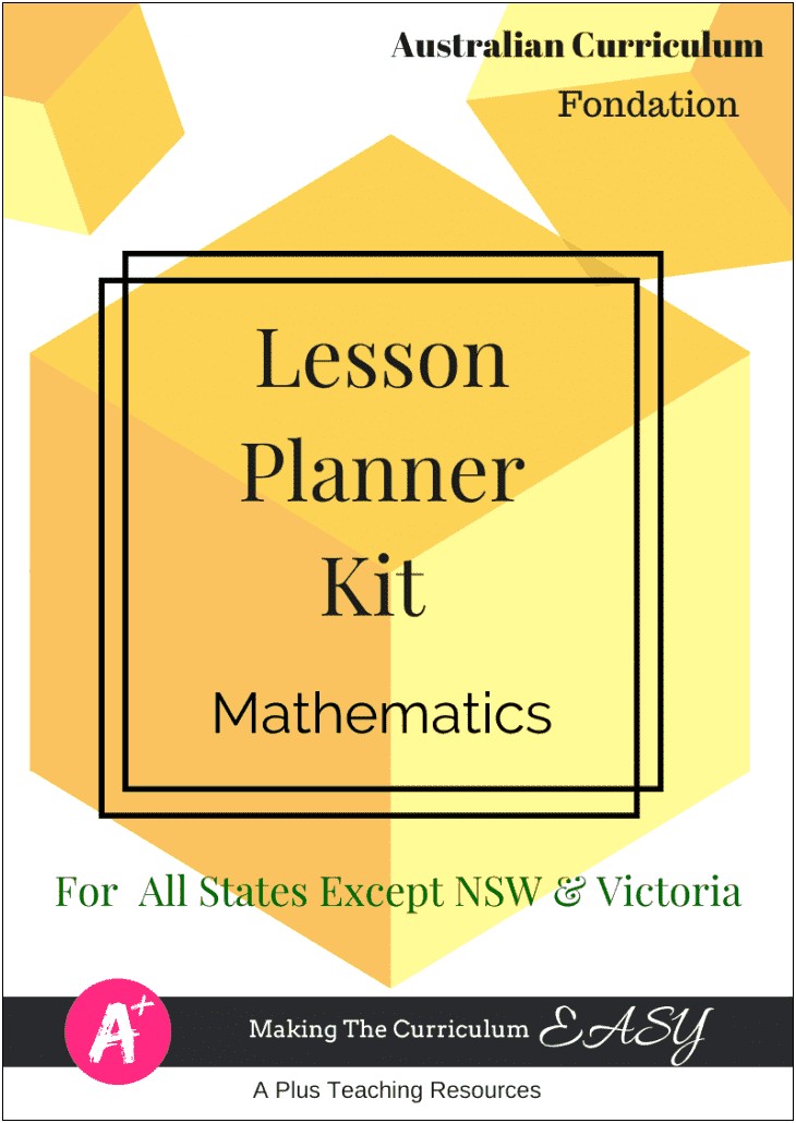 Lesson Plan Template Primary School Australia