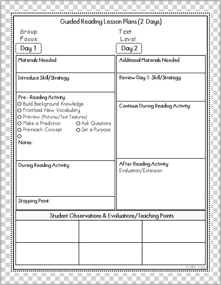 Lesson Plan Templates Teachers Pay Teachers