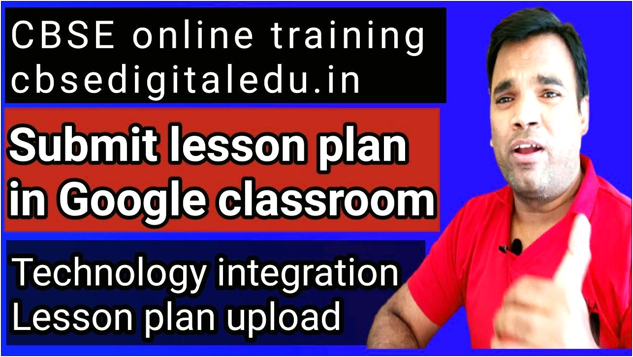 Lesson Plan Templates With Technology Integration