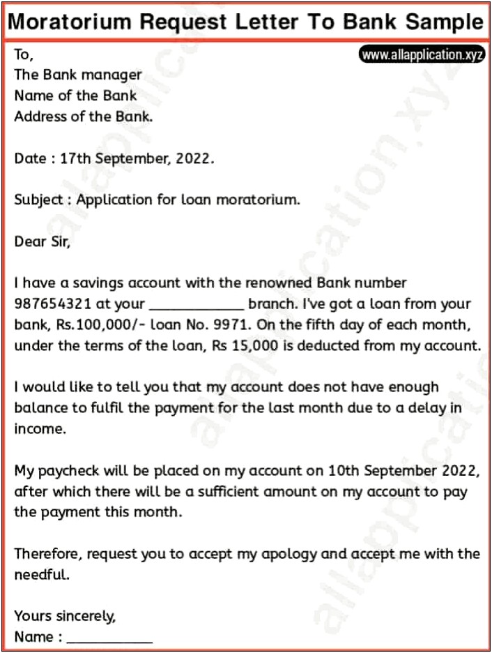 Letter For Copy Of Loan Payment Template