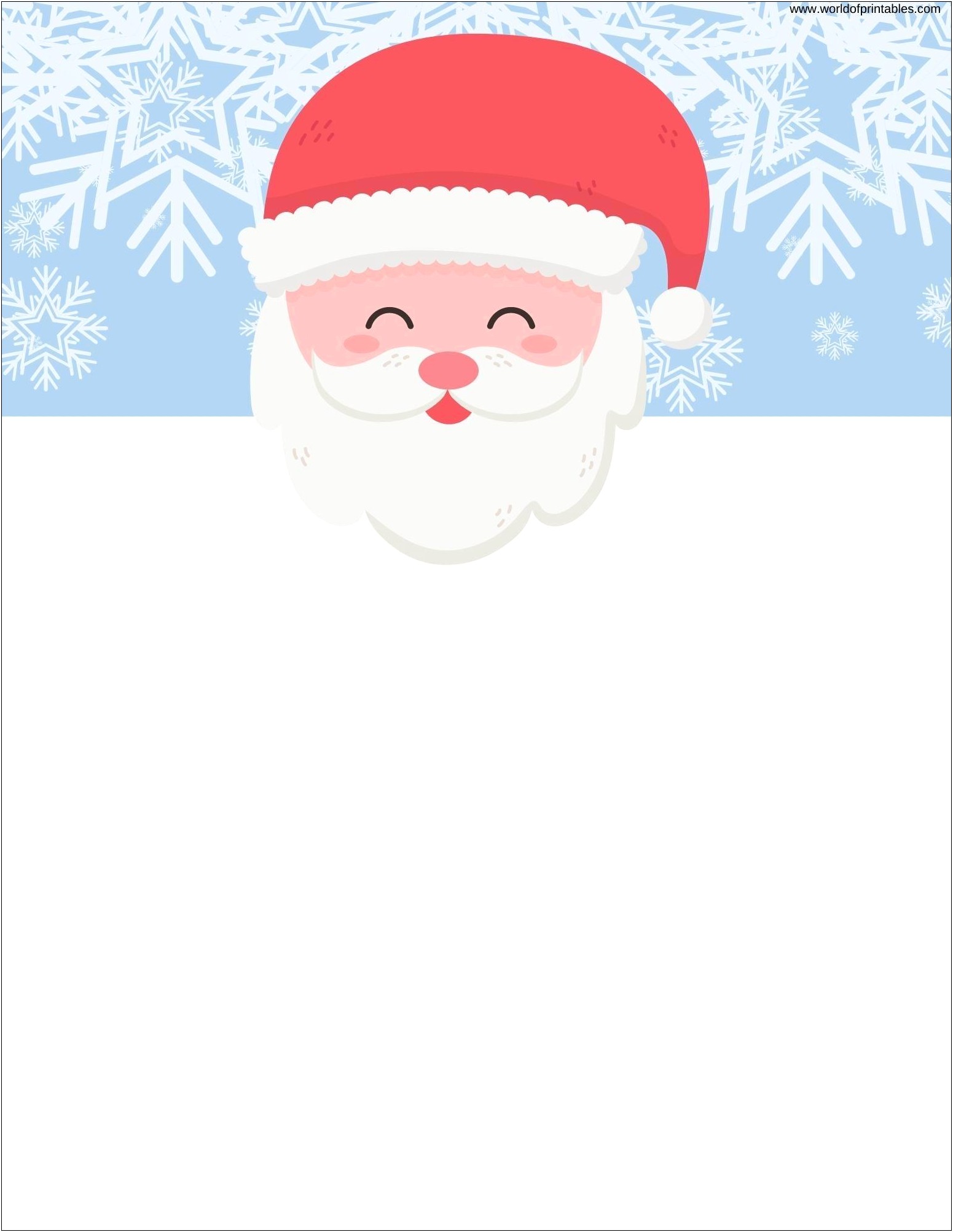 Letter From Father Christmas Template Uk