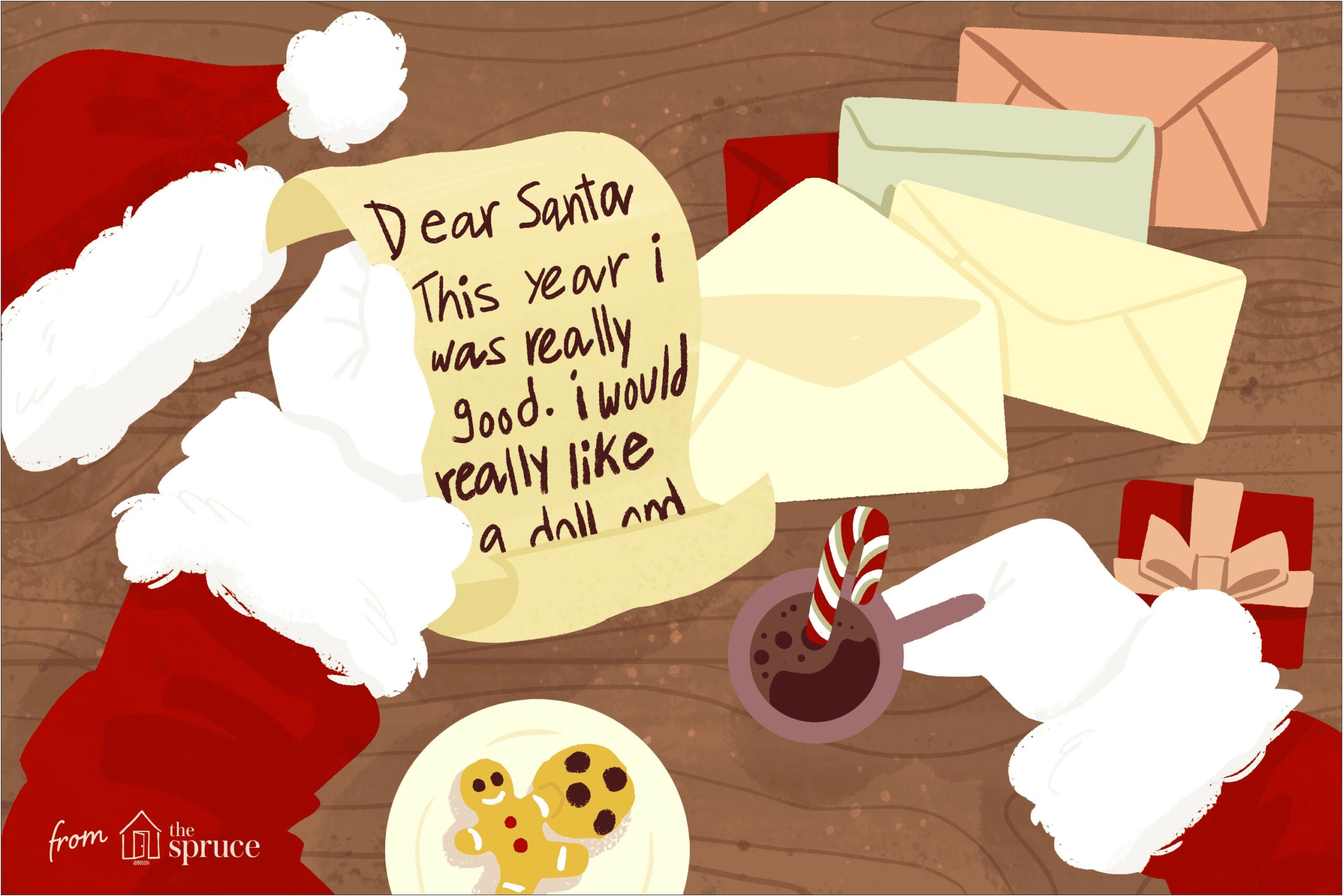 Letter From Santa Stationery Template Free