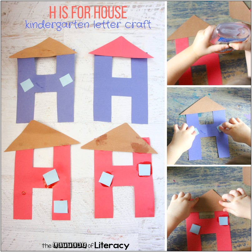 Letter H Crafts For Prek Template