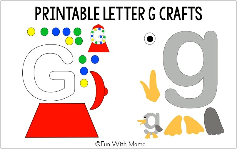 Letter I Art And Craft Template