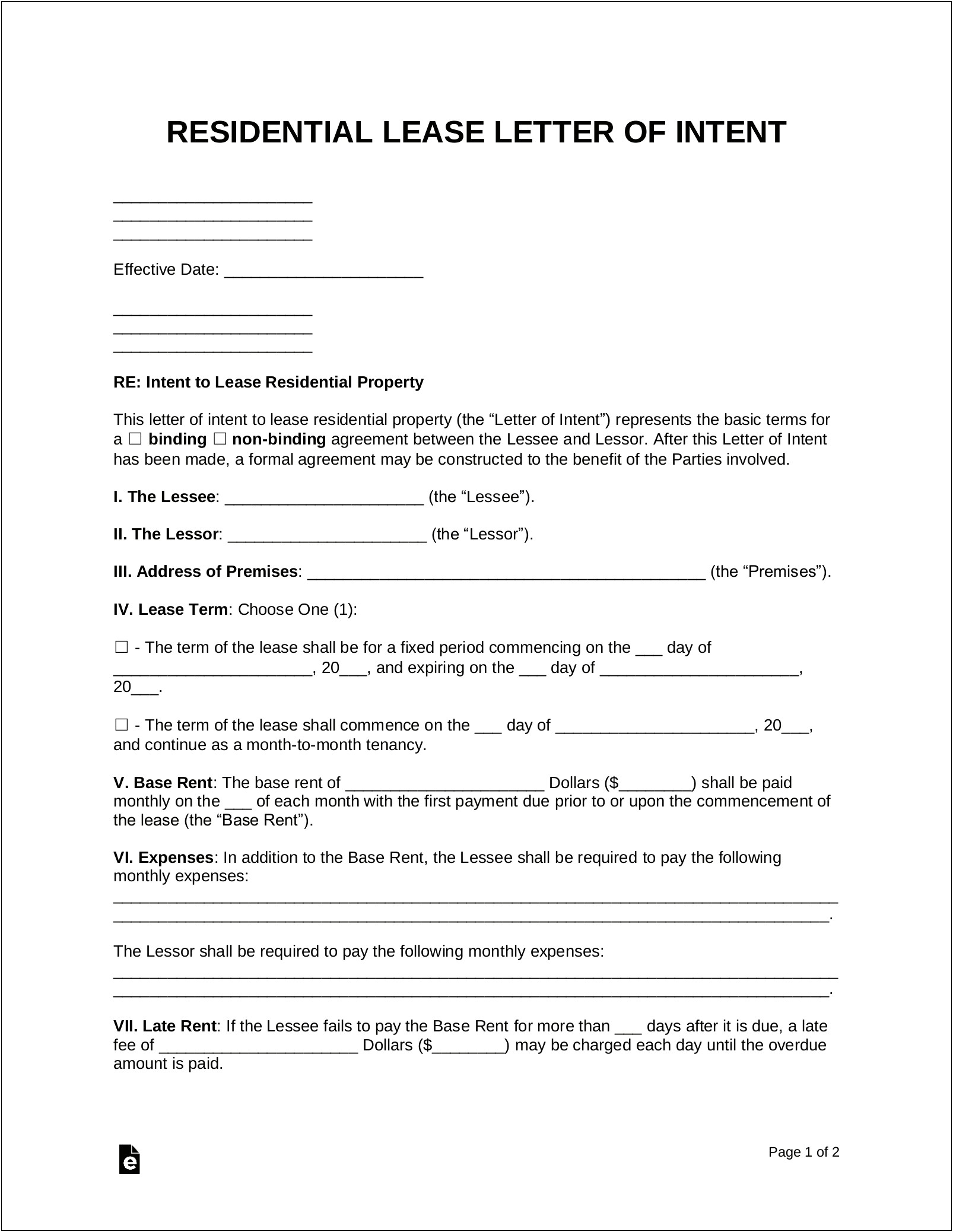 Letter Informing Tenant Of Entry Into Residence Template