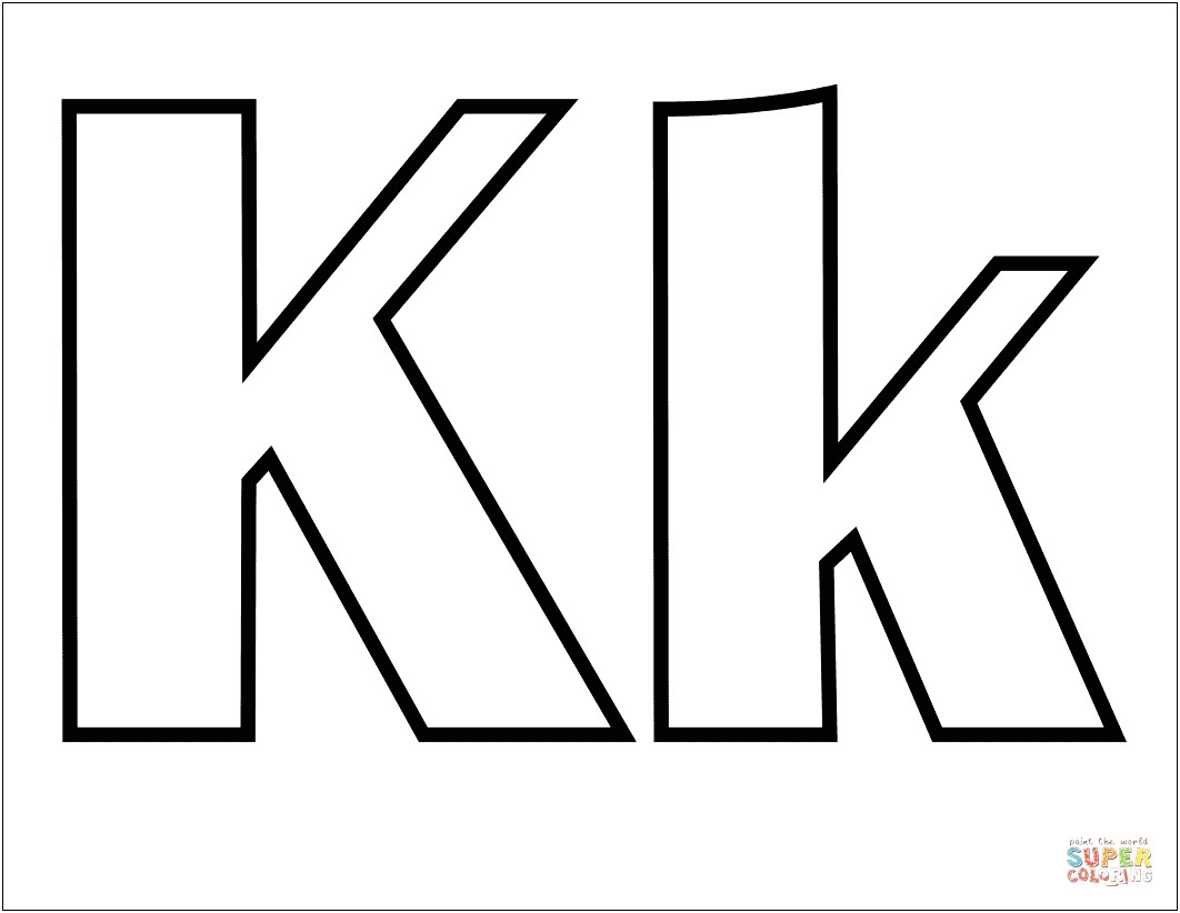 Letter K Template From Playing Cards