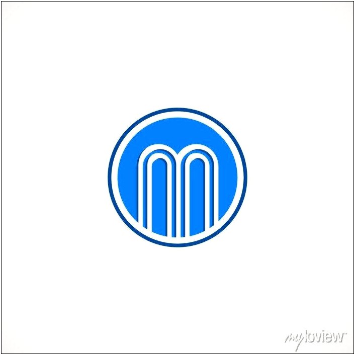 Letter M Logo Icon Design Template Elements