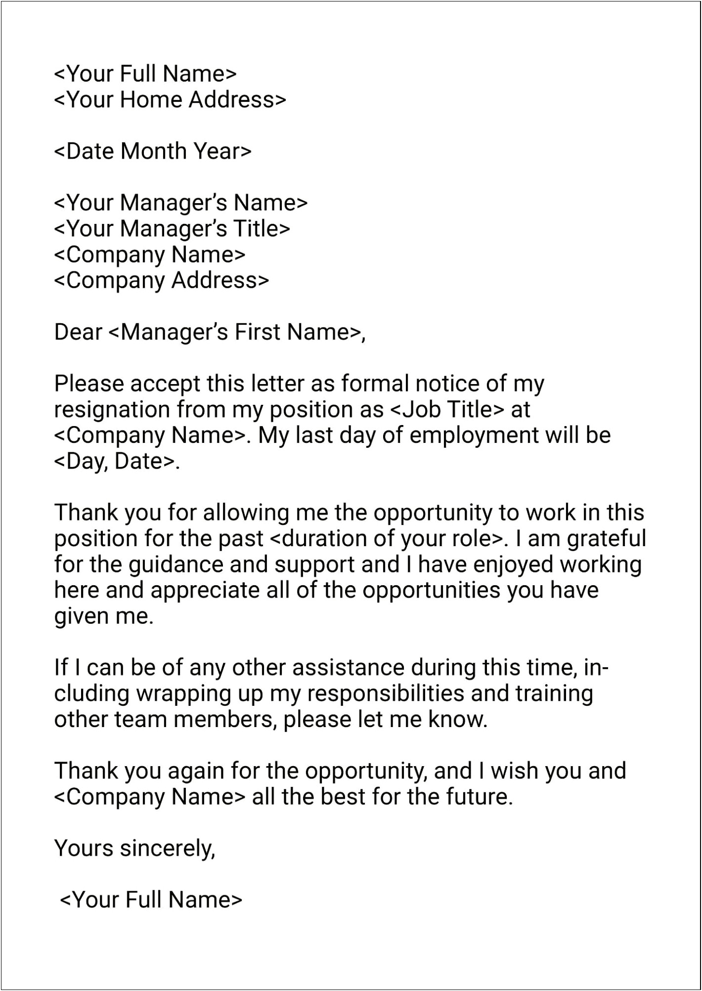 Letter Of Advice To Client Template Australia