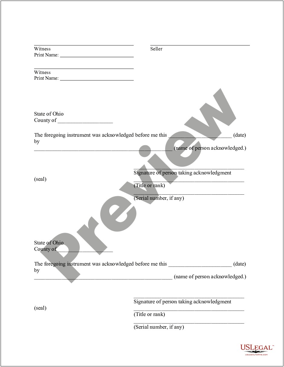 Letter Of Assignment Ohio Template Free